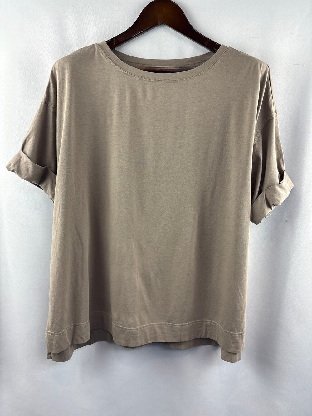 Women’s LOGO Principles XL Pale Brown Short Sleeve Shirt